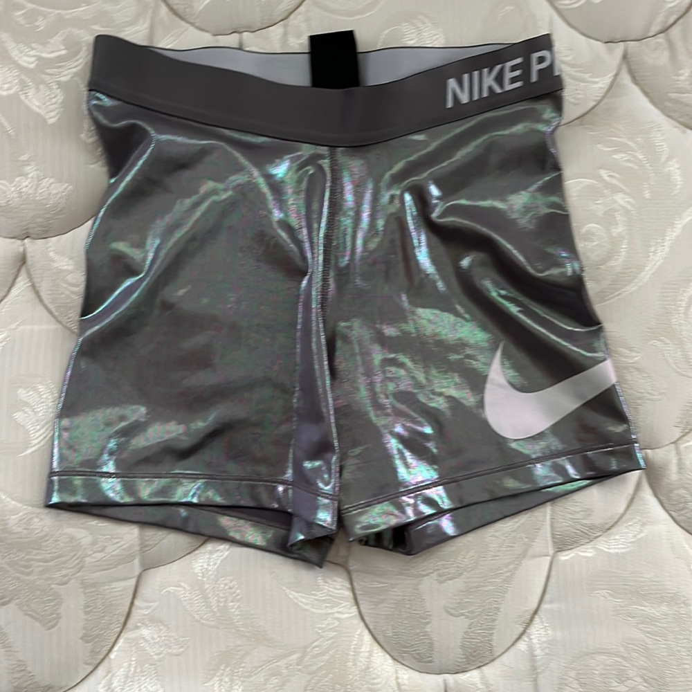 iridescent nike pro spandex
